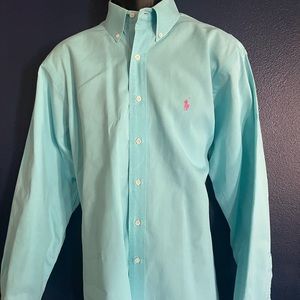Mens Ralph Lauren Button Down Long Sleeve